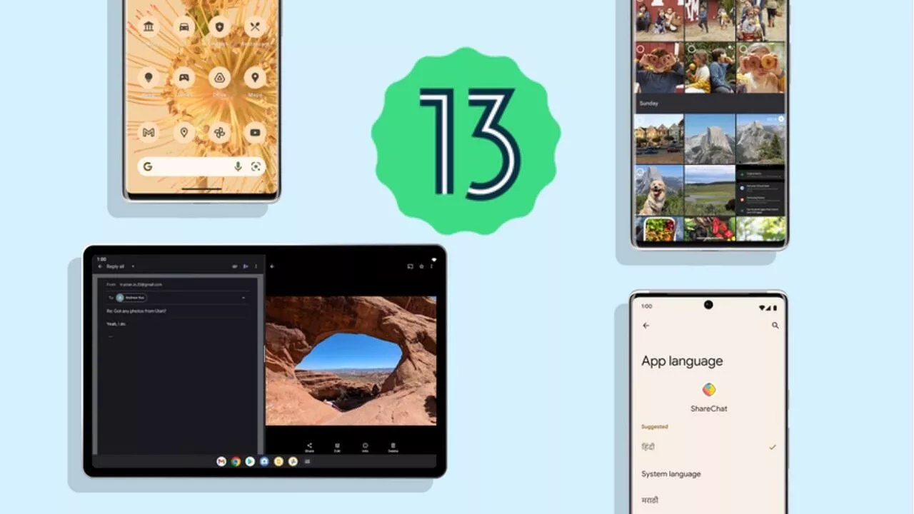 android 13 aktualizaci