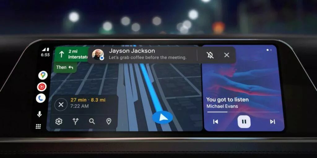 Android Auto aktualizace