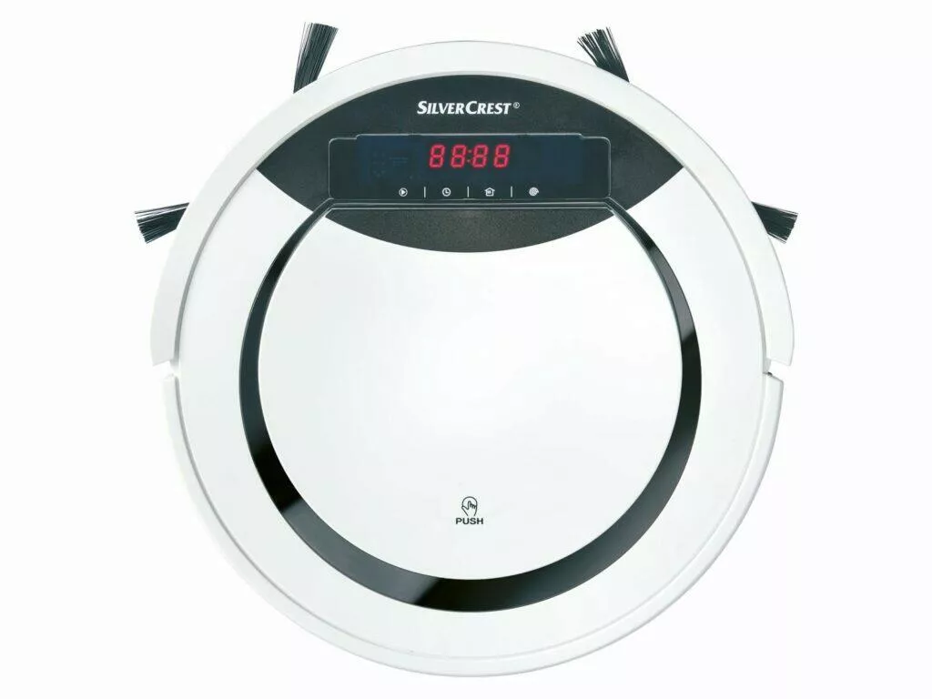 LIDL robotický vysavač Silvercrest SSR 3000 A1 sleva akce displej ovládání