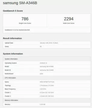 Galaxy A34