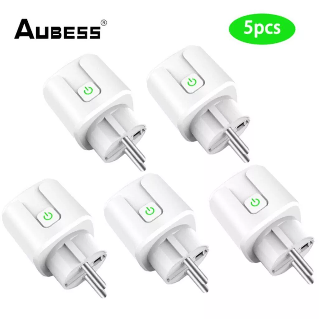 AliExpress Zigbee Wi-Fi smart prvky na chatu Aubess chytré zásuvky