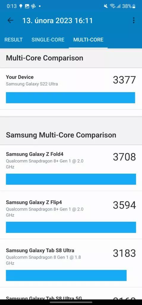 geekbench 5 s22 ultra