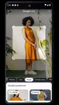 Google kombinované vyhledávání multisearch Google Lens