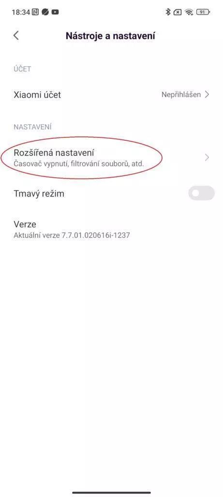 jak vypnout reklamy v aplikaci hudba miui