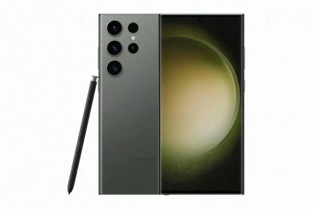 Samsung Galaxy S23 Ultra zelená