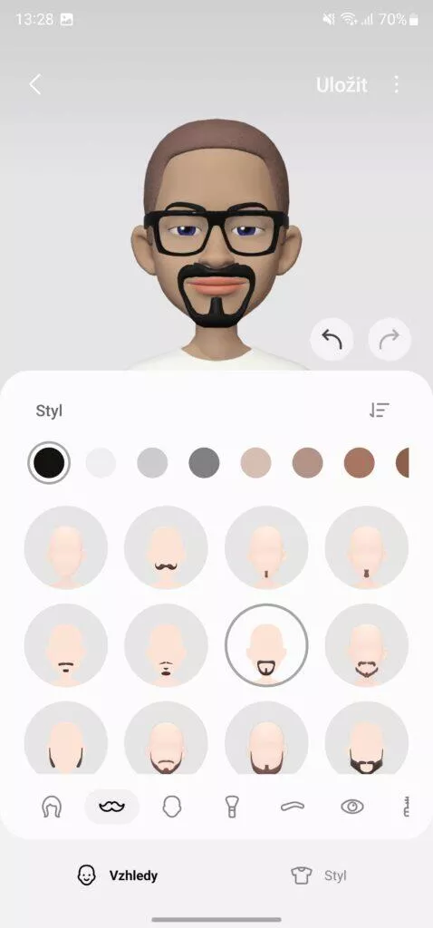 Tvorba Samsung AR Emoji
