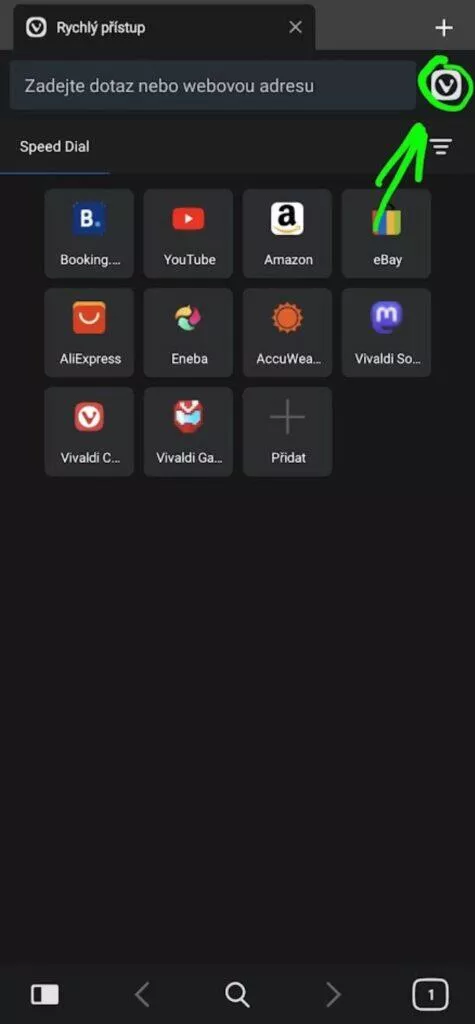 Vivaldi 5.7 Android audio přehrávání na pozadí YouTube nastavení