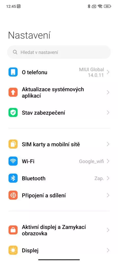 Xiaomi 13 Pro nastaveni