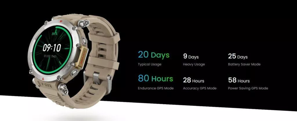 Amazfit T-Rex Ultra chytré hodinky cena parametry baterie