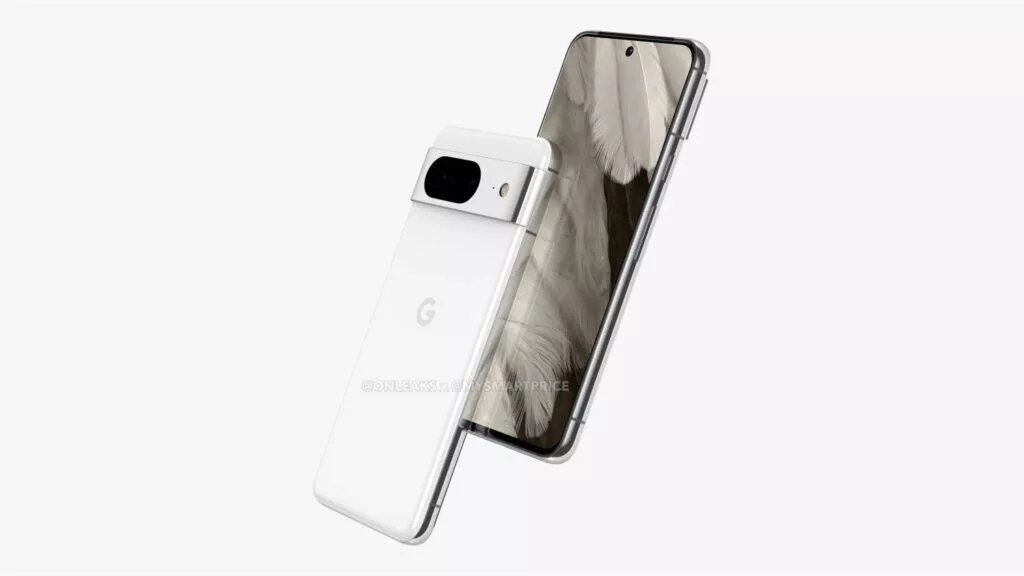 google pixel 8 3d rendery velikost onleaks mysmartprice design