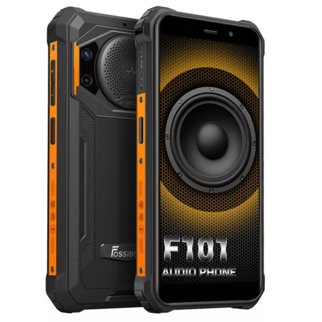 odolny telefon fossibot f101 zluty