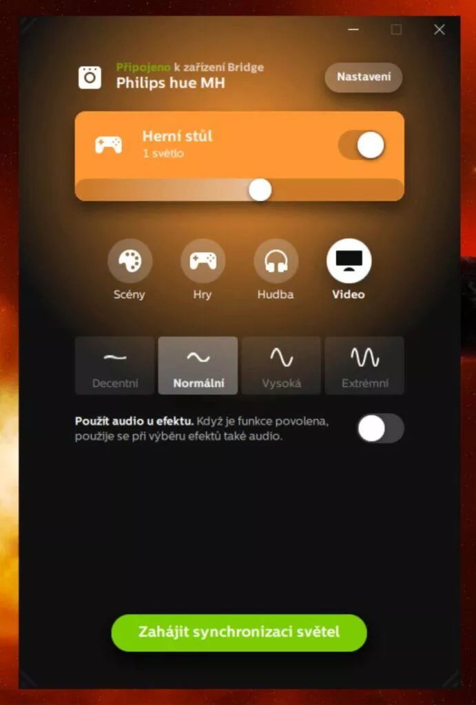 philips hue sync pc video