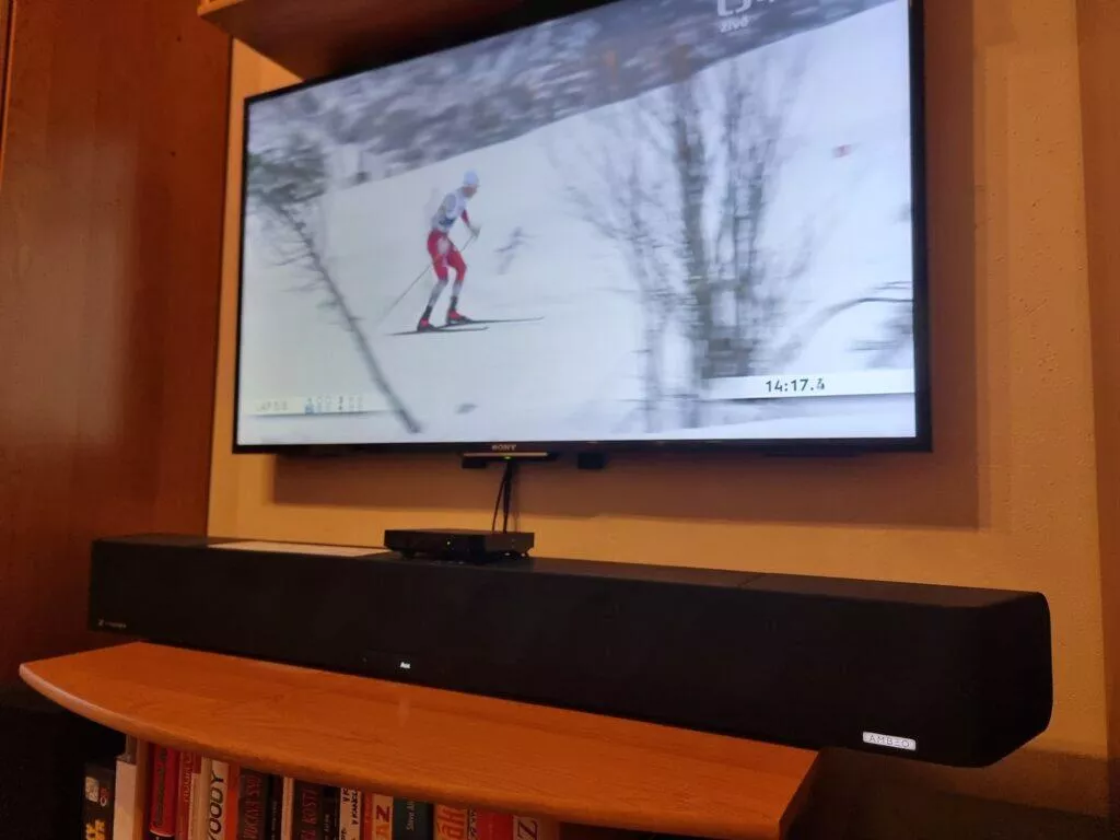 Sennheiser AMBEO Soundbar recenze TV obývák