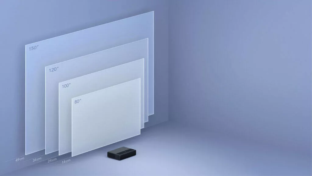 Xiaomi Mi 4K Laser Projector 150 úhlopříčky projekce