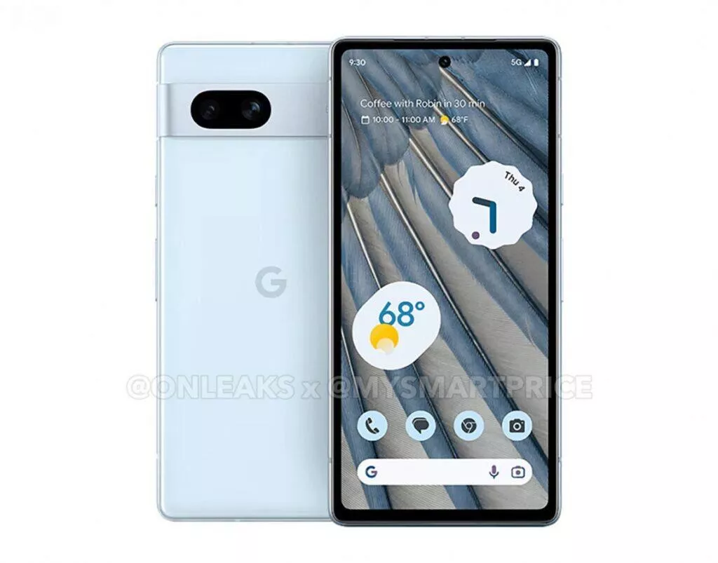 google pixel 7a modrá