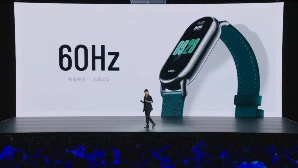 Xiaomi Smart Band 8 Mi Band 8 představení parametry 60Hz adaptivní automatický jas
