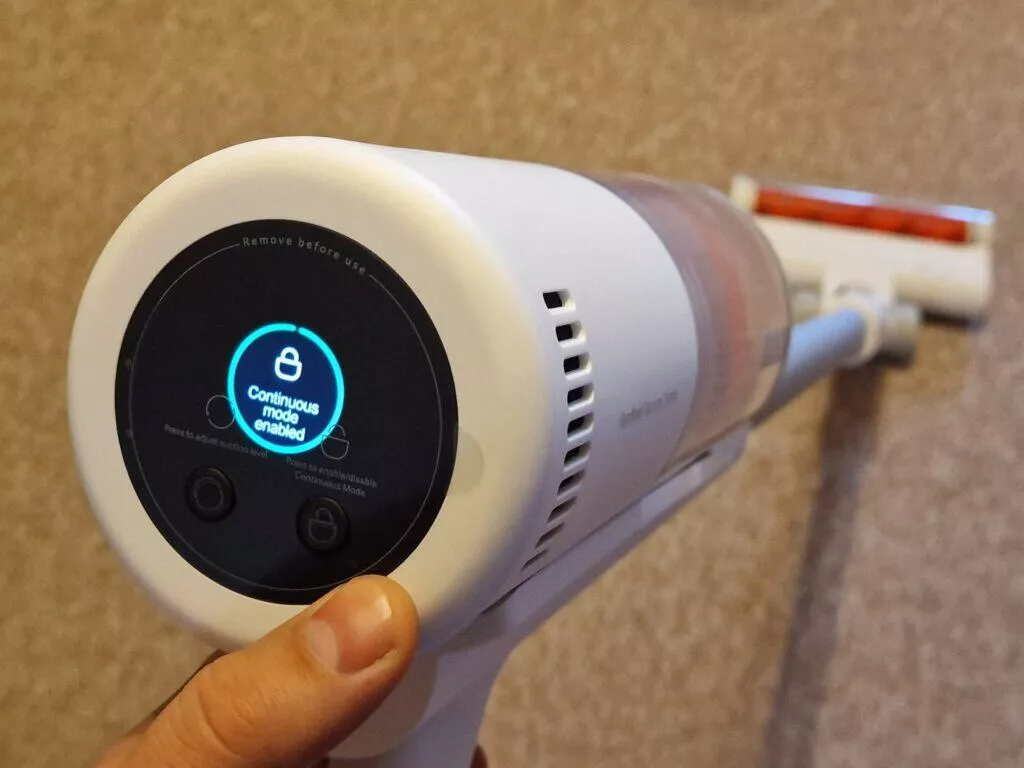 Xiaomi Vacuum Cleaner G11 vysavač recenze zámek motoru zapnutý