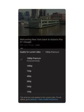 YouTube Premium nové výhody enhanced bitrate