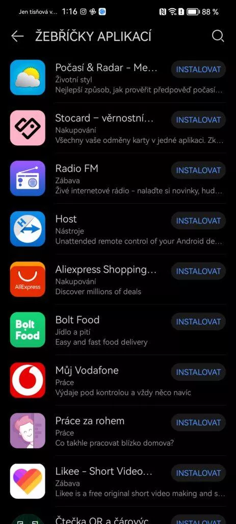 EMUI 13.1 Huawei P60 Pro appgallery