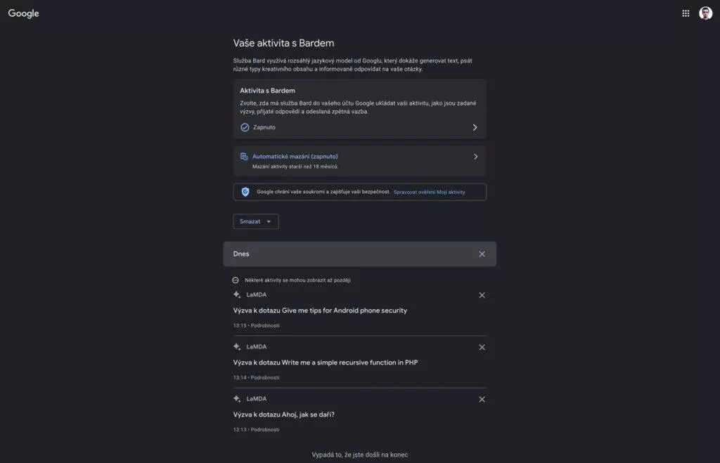 Google Bard AI ČR návod VPN Chrome nastavení
