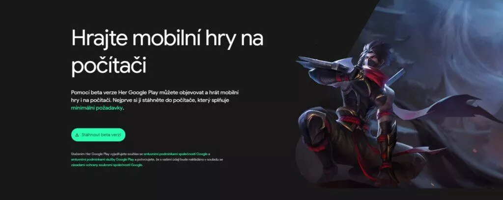 Hry Google Play Windows PC ČR download