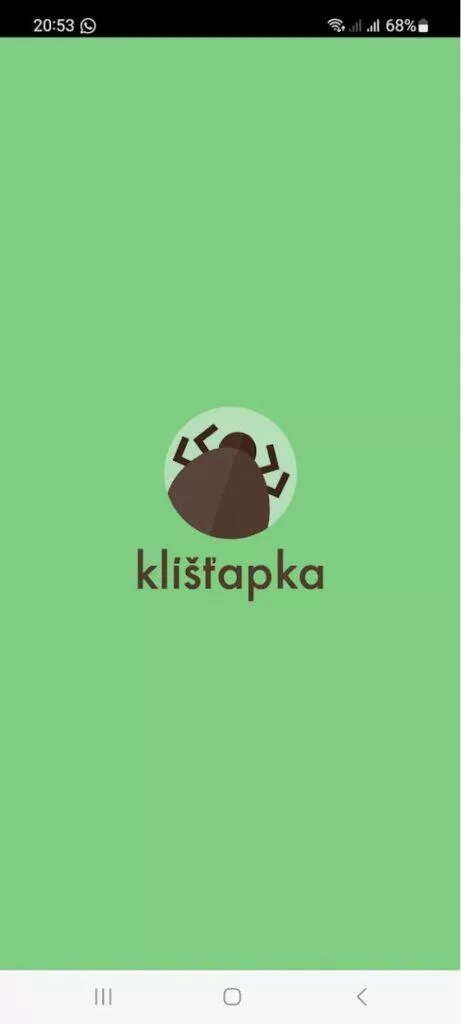 klistapka aplikace klistata mapa ukazka uvod