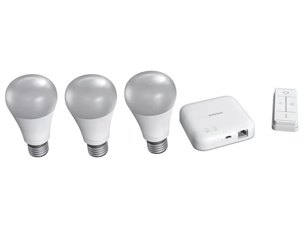 lidl livarno home zigbee 30 smart home starter kit gateway sada sleva akce zarovky