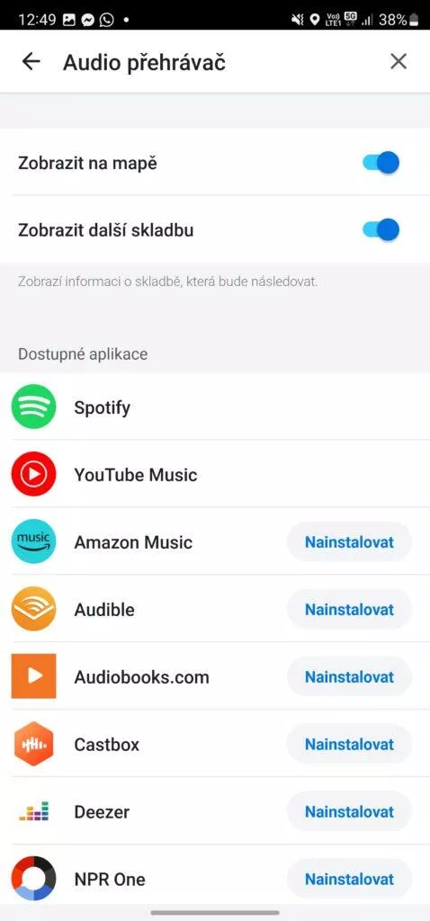 waze youtube music spotify