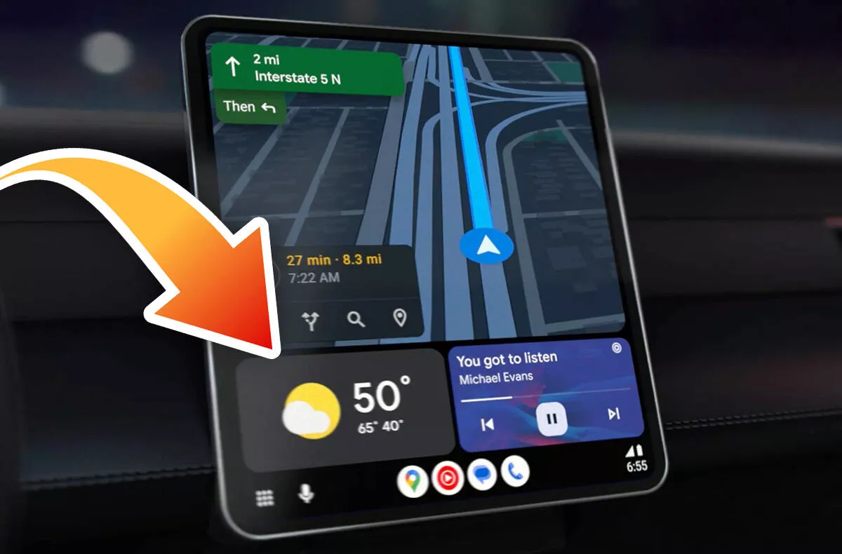 android auto widget pocasi