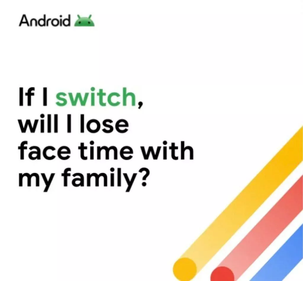 Android nové logo logotyp 2023 reklama
