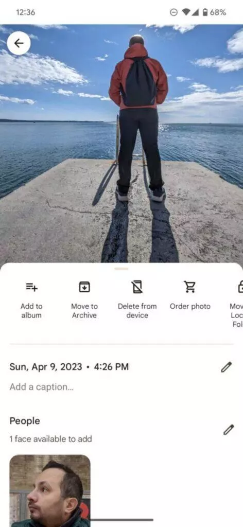 fotky google identifikace rozpoznani tvare zezadu ukazka molo