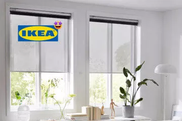 IKEA slevy rolety KADRILJ