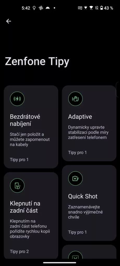 tipy zenfone
