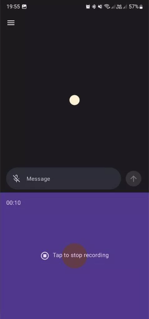 ChatGPT Android aplikace 3 mikrofon prompt