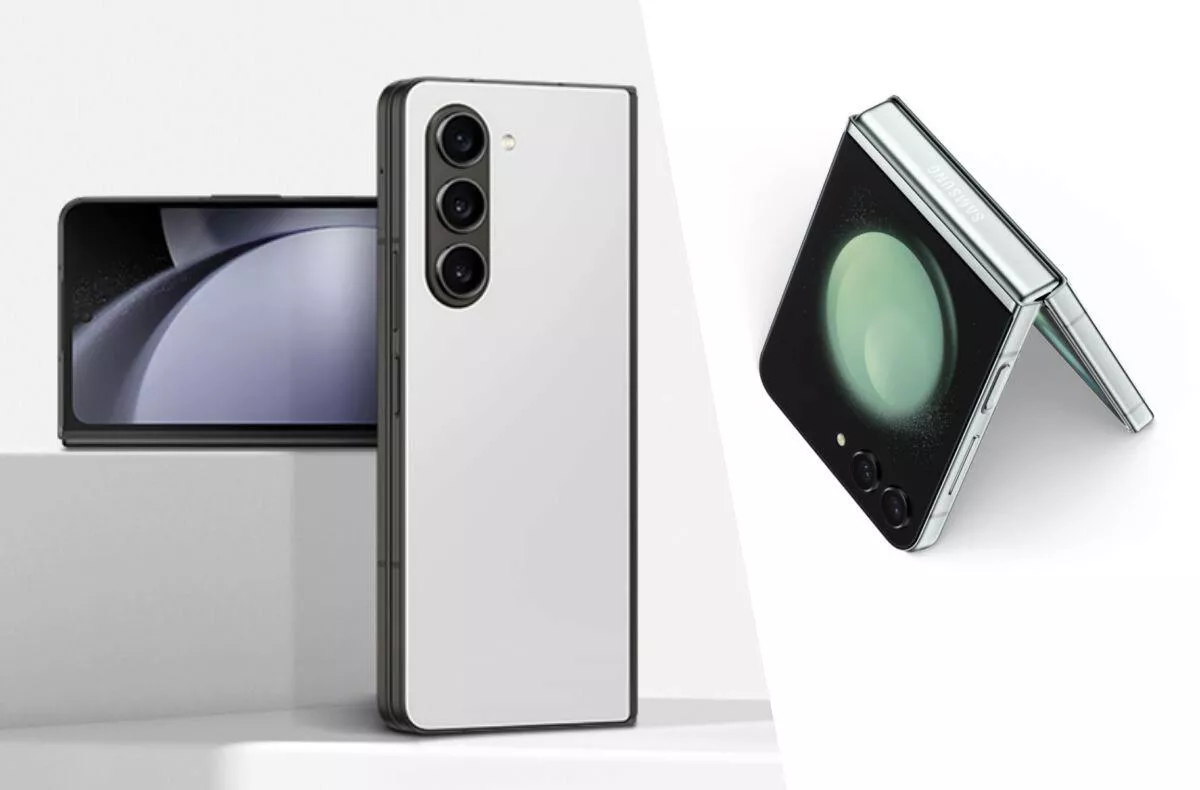 samsung galaxy z fold5 galaxy z flip5 tapety