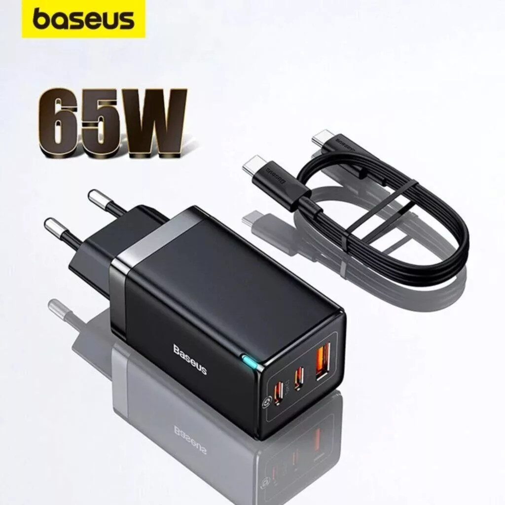 65W GaN nabíjecí adaptér Baseus USB