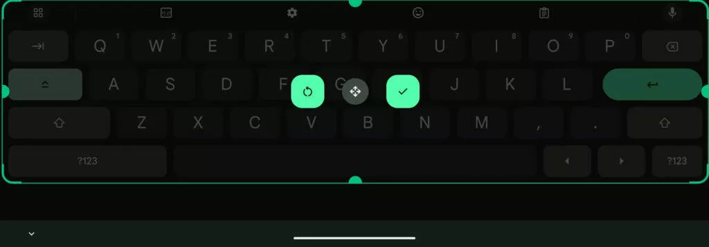 google gboard nastavení velikosti