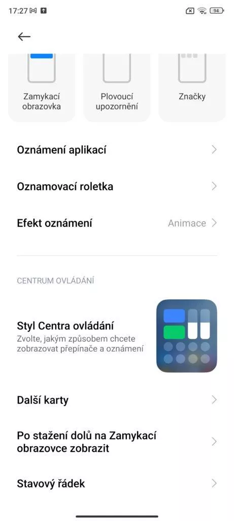 miui 14 skrytí notche