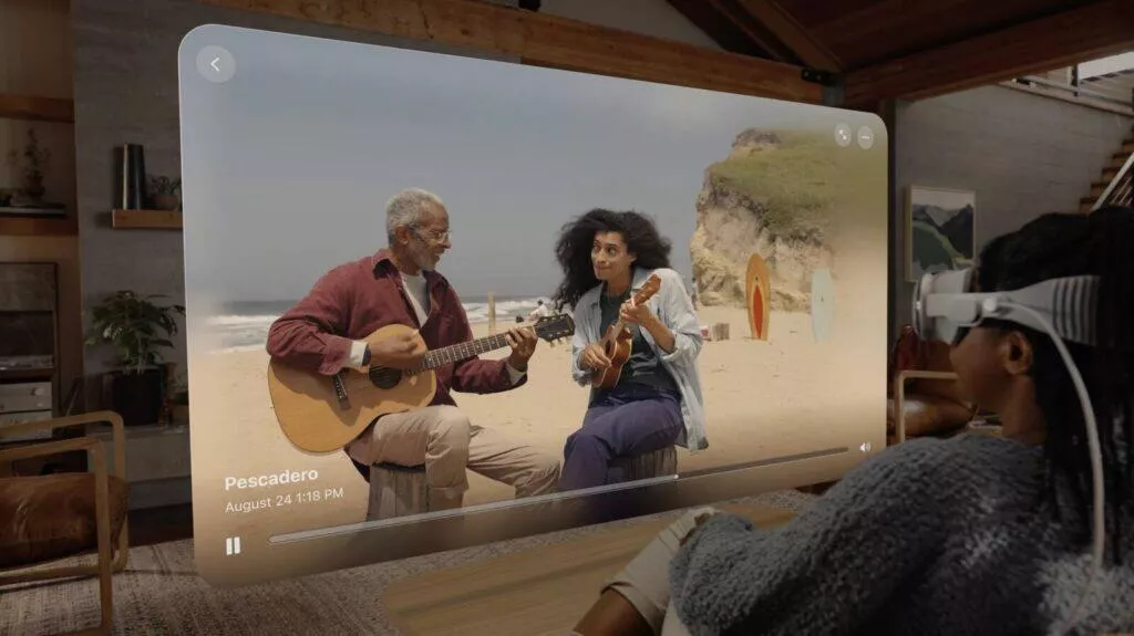 apple vision pro spatial video