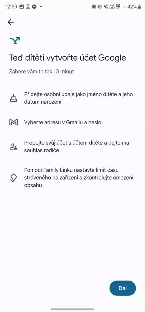 family link google účet