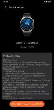huawei watch gt 3 pro aktualizace softwaru