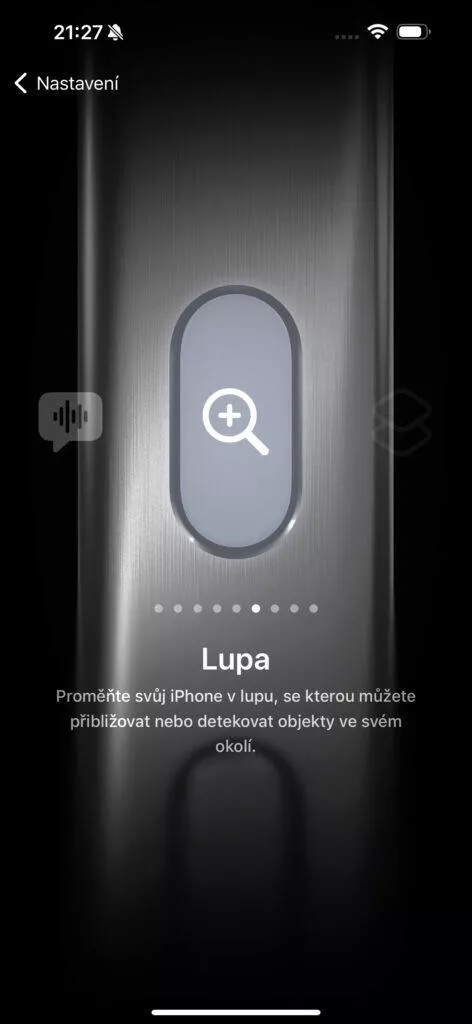 ios-17-lupa-akcni-tlacitko