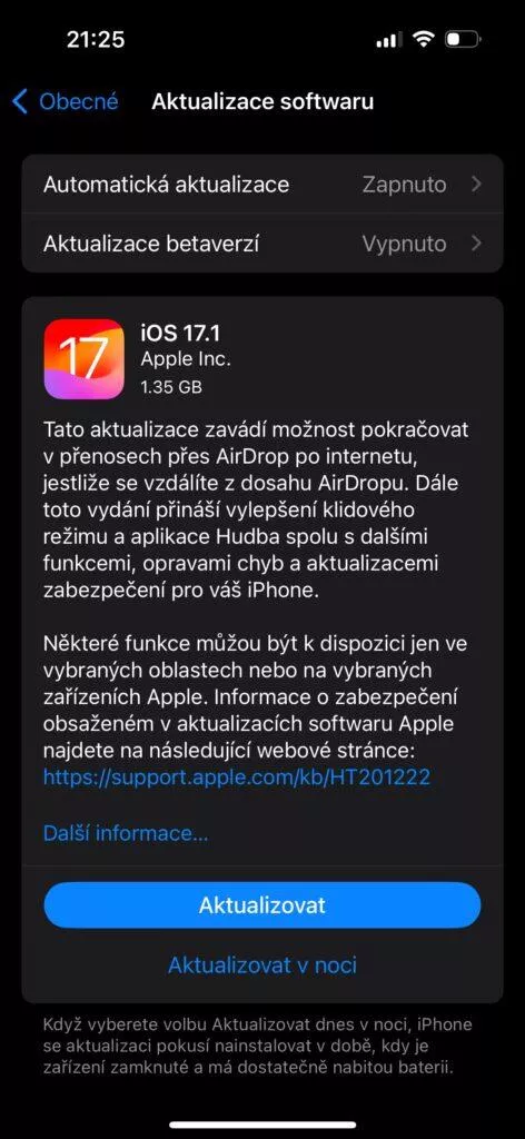 iOS17.1