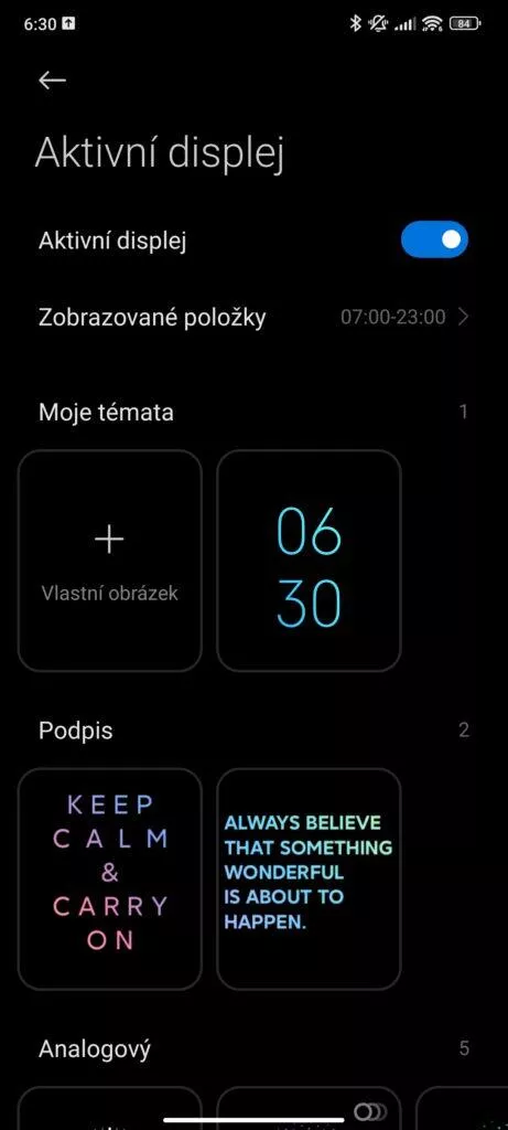 MIUI 14 AOD