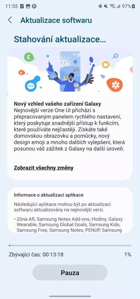 samsung galaxy s23 one ui 6 aktualizace