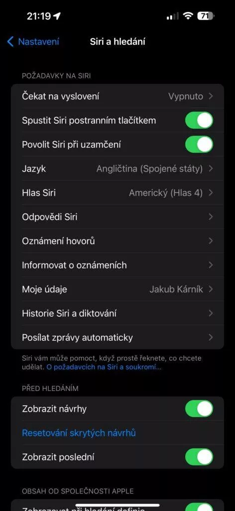 siri ios 17