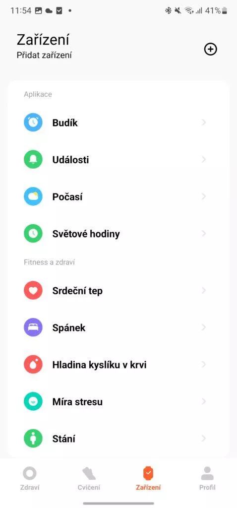 xiaomi smart band 8 mobilní aplikace
