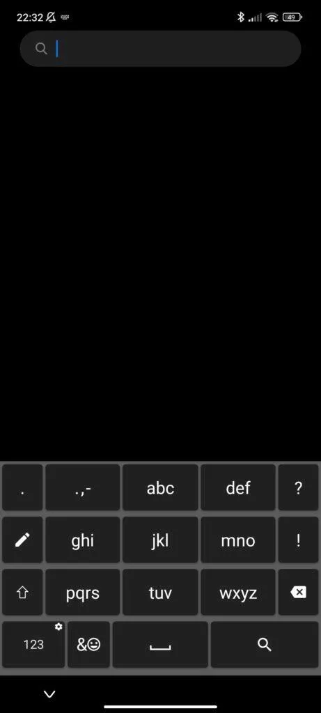 Xperia klávesnice