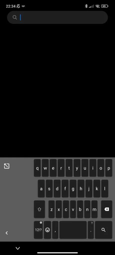 Xperia klávesnice