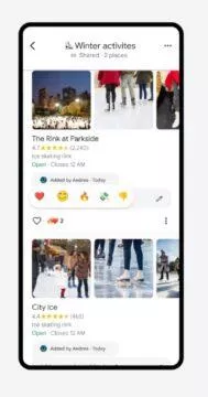 Emoji v Mapách Google